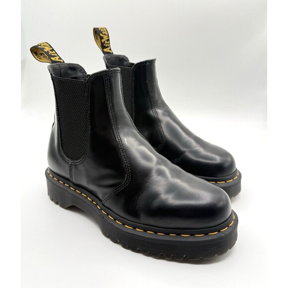 Dr Martens 2976 BEX SZ 8 Men\'s Leather Chelsea Boots Women’s SZ 9 BLACK EU 41 main image 6